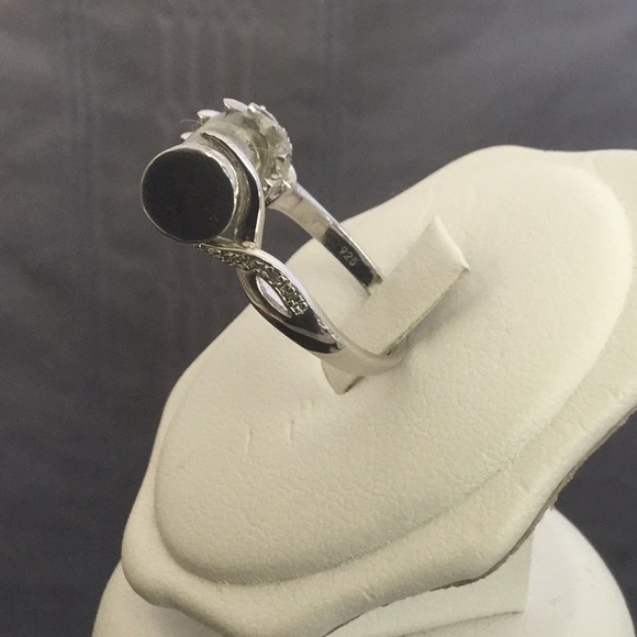 VtgAntqPlt/925SterlingSilver Elise Adore QrtzRng7 - Picture 4 of 8